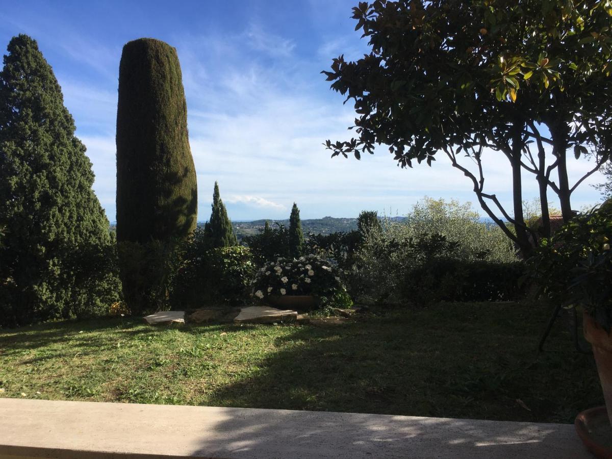 Clim Jardin Et Parking Prive -Piscine Tennis Et Park Vue Mer Grasse Exterior photo